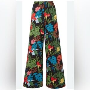 Floral Wide Leg Pants